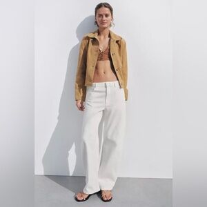 Zara barrel leg jeans